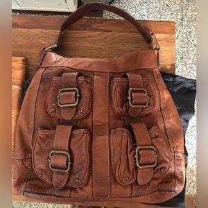 COPY - BANANA REPUBLIC ASHBURY COGNAC VINTAGE HOBO BAG
